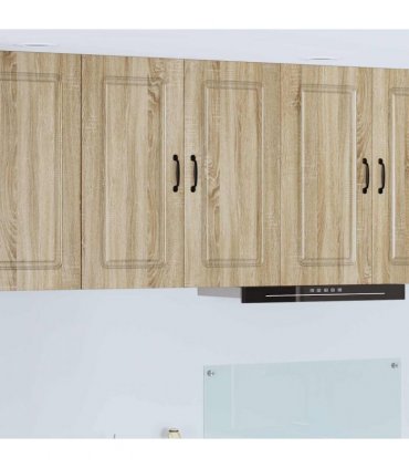vidaXL Dishwasher Panel Kalmar Sonoma Oak 80 x 31 x 80 cm — Model: 1x wall cabinet (2 doors) 80 cm wide 80 cm high