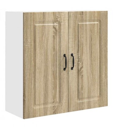 vidaXL Dishwasher Panel Kalmar Sonoma Oak 80 x 31 x 80 cm — Model: 1x wall cabinet (2 doors) 80 cm wide 80 cm high
