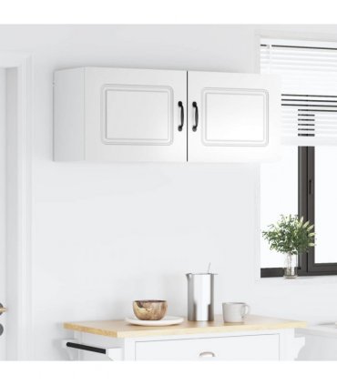 vidaXL Dishwasher Panel Kalmar 2 pcs High Gloss White 50 x 31 x 40 cm — Model: 2x wall cabinet (1 door) 50 cm wide 40 cm high