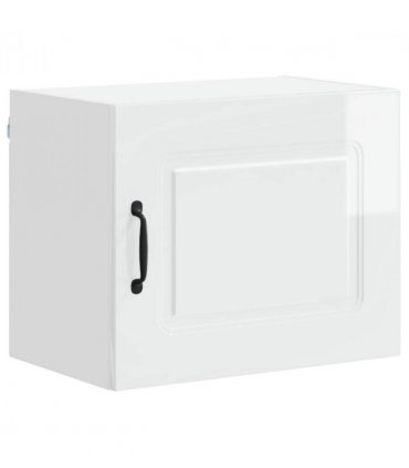 vidaXL Dishwasher Panel Kalmar 2 pcs High Gloss White 50 x 31 x 40 cm — Model: 2x wall cabinet (1 door) 50 cm wide 40 cm high