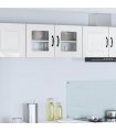 vidaXL Dishwasher Panel Kalmar High Gloss White 80 x 31 x 40 cm — Model: 1x wall glass cabinet (2 doors) 80 cm wide 40 cm high
