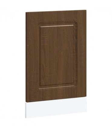 vidaXL Dishwasher Panel Kalmar Brown Oak 45x1.5x57 cm Engineered Wood — Model: 1x dishwasher panel 45 cm wide 57 cm high