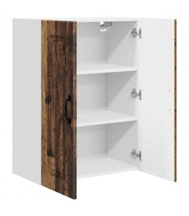 vidaXL Dishwasher Panel Kalmar Old Wood 60 x 31 x 80 cm — Model: 1x wall cabinet (2 doors) 60 cm wide 80 cm high