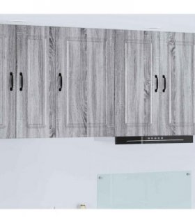 vidaXL Dishwasher Panel Kalmar Grey Sonoma 50 x 31 x 80 cm — Model: 1x wall cabinet (1 door) 50 cm wide 80 cm high