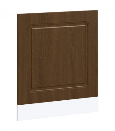 vidaXL Dishwasher Panel Kalmar Brown Oak 60x1.5x57 cm Engineered Wood — Model: 1x dishwasher panel 60 cm wide 57 cm high
