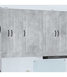 vidaXL Dishwasher Panel Kalmar Concrete Grey 50 x 31 x 100 cm — Model: 1x wall cabinet (1 door) 50 cm wide 100 cm high