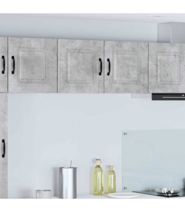 vidaXL Dishwasher Panel Kalmar Concrete Grey 80 x 31 x 40 cm — Model: 1x wall cabinet (2 doors) 80 cm wide 40 cm high