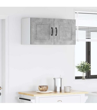 vidaXL Dishwasher Panel Kalmar Concrete Grey 80 x 31 x 40 cm — Model: 1x wall cabinet (2 doors) 80 cm wide 40 cm high