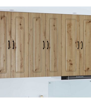 vidaXL Dishwasher Panel Kalmar Artisan Oak 60 x 31 x 100 cm — Model: 1x wall cabinet (2 doors) 60 cm wide 100 cm high