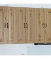 vidaXL Dishwasher Panel Kalmar Artisan Oak 60 x 31 x 100 cm — Model: 1x wall cabinet (2 doors) 60 cm wide 100 cm high