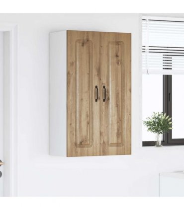 vidaXL Dishwasher Panel Kalmar Artisan Oak 60 x 31 x 100 cm — Model: 1x wall cabinet (2 doors) 60 cm wide 100 cm high