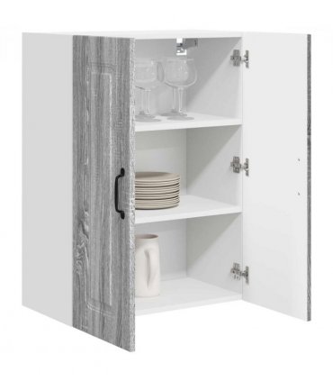 vidaXL Dishwasher Panel Kalmar Grey Sonoma 60 x 31 x 80 cm — Model: 1x wall cabinet (2 doors) 60 cm wide 80 cm high