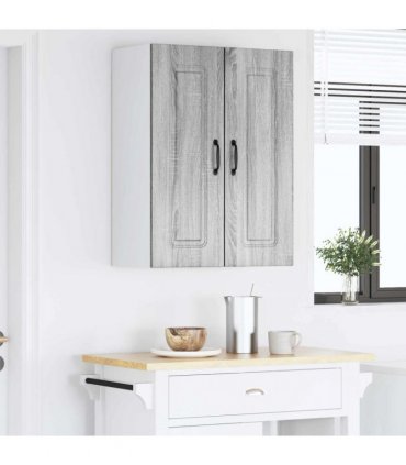 vidaXL Dishwasher Panel Kalmar Grey Sonoma 60 x 31 x 80 cm — Model: 1x wall cabinet (2 doors) 60 cm wide 80 cm high