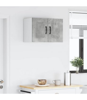 vidaXL Dishwasher Panel Kalmar 2 pcs Concrete Grey 30 x 31 x 40 cm — Model: 2x wall cabinet (1 door) 30 cm wide 40 cm high