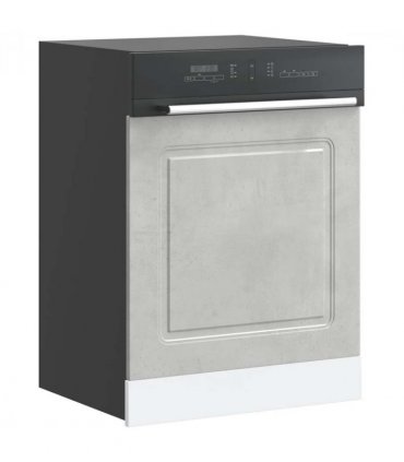 vidaXL Dishwasher Panel Kalmar Concrete Grey 60x1.5x57 cm Engineered Wood — Model: 1x dishwasher panel 60 cm wide 57 cm high