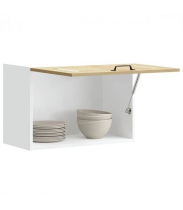 vidaXL Kitchen Wall Cabinet Kalmar Sonoma Oak Engineered Wood — Model: 1x wall cabinet (1 flap door) 60 cm wide 40 cm high