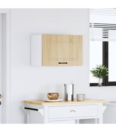 vidaXL Kitchen Wall Cabinet Kalmar Sonoma Oak Engineered Wood — Model: 1x wall cabinet (1 flap door) 60 cm wide 40 cm high