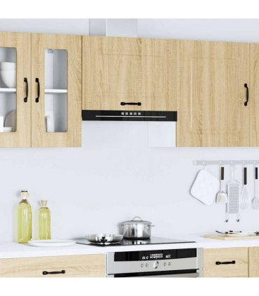 vidaXL Kitchen Wall Cabinet Kalmar Sonoma Oak Engineered Wood — Model: 1x wall cabinet (1 flap door) 60 cm wide 40 cm high