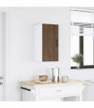 vidaXL Kitchen Wall Cabinet Kalmar Brown Oak Engineered Wood — Model: 1x wall cabinet (1 door) 30 cm wide 60 cm high