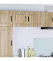 vidaXL Dishwasher Panel Kalmar 2 pcs Sonoma Oak 40 x 31 x 40 cm — Model: 2x wall cabinet (1 door) 40 cm wide 40 cm high