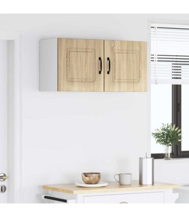 vidaXL Dishwasher Panel Kalmar 2 pcs Sonoma Oak 40 x 31 x 40 cm — Model: 2x wall cabinet (1 door) 40 cm wide 40 cm high