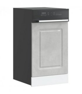 vidaXL Dishwasher Panel Kalmar Concrete Grey 45x1.5x57 cm Engineered Wood — Model: 1x dishwasher panel 45 cm wide 57 cm high