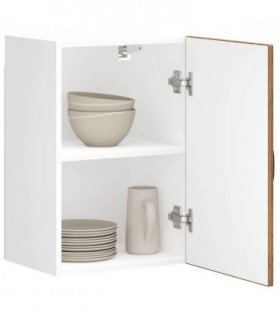 vidaXL Kitchen Wall Cabinet Kalmar Old Wood Engineered Wood — Model: 1x wall cabinet (1 door) 40 cm wide 60 cm high