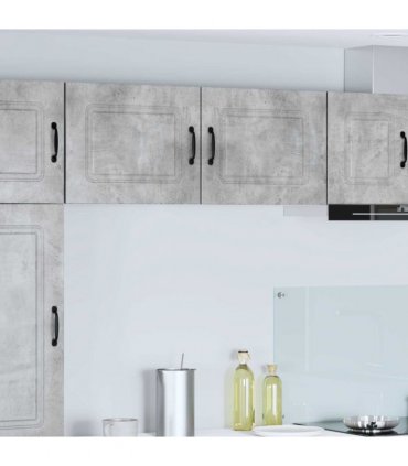 vidaXL Dishwasher Panel Kalmar 2 pcs Concrete Grey 50 x 31 x 40 cm — Model: 2x wall cabinet (1 door) 50 cm wide 40 cm high