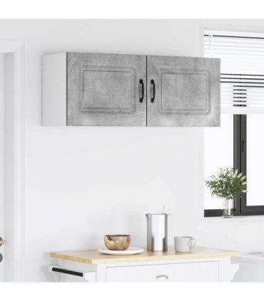 vidaXL Dishwasher Panel Kalmar 2 pcs Concrete Grey 50 x 31 x 40 cm — Model: 2x wall cabinet (1 door) 50 cm wide 40 cm high