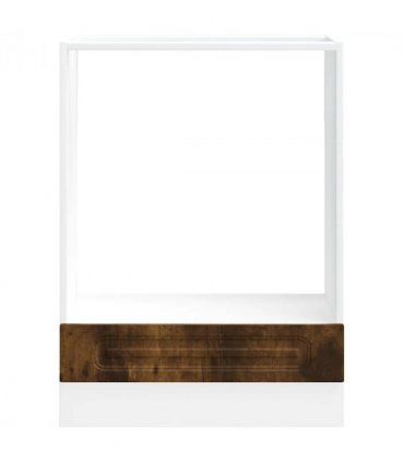 vidaXL Oven Cabinet Kalmar Smoked Oak Engineered Wood — Model: 1x oven cabinet 60 cm wide 81.5 cm high