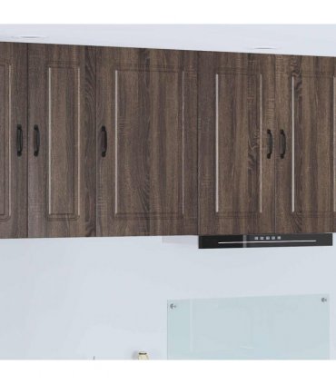 vidaXL Dishwasher Panel Kalmar Brown Oak 40 x 31 x 80 cm — Model: 1x wall cabinet (1 door) 40 cm wide 80 cm high