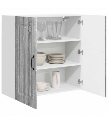 vidaXL Dishwasher Panel Kalmar Grey Sonoma 80 x 31 x 80 cm — Model: 1x wall cabinet (2 doors) 80 cm wide 80 cm high