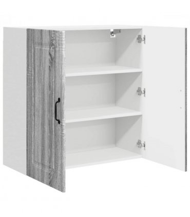 vidaXL Dishwasher Panel Kalmar Grey Sonoma 80 x 31 x 80 cm — Model: 1x wall cabinet (2 doors) 80 cm wide 80 cm high