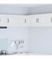 vidaXL Dishwasher Panel Kalmar White 57 x 57 x 40 cm Engineered Wood — Model: 1x wall corner cabinet 57 cm wide 40 cm high
