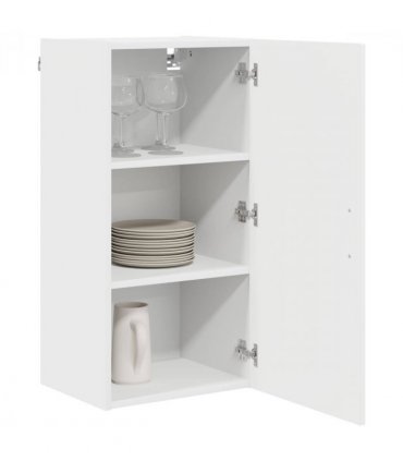 vidaXL Dishwasher Panel Kalmar White 40 x 31 x 80 cm Engineered Wood — Model: 1x wall cabinet (1 door) 40 cm wide 80 cm high