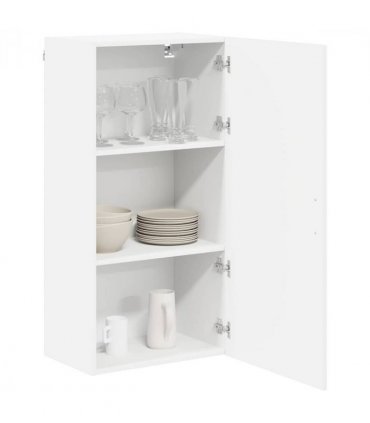 vidaXL Dishwasher Panel Kalmar High Gloss White 50 x 31 x 100 cm — Model: 1x wall cabinet (1 door) 50 cm wide 100 cm high