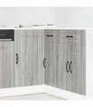 vidaXL Kitchen Base Cabinet Kalmar Grey Sonoma Engineered Woo — Model: 1x corner bottom cabinet (1 door) 86 cm wide 81.5 cm high