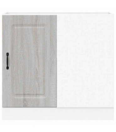 vidaXL Kitchen Base Cabinet Kalmar Grey Sonoma Engineered Woo — Model: 1x corner bottom cabinet (1 door) 86 cm wide 81.5 cm high