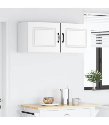 vidaXL Dishwasher Panel Kalmar 2 pcs White 50 x 31 x 40 cm — Model: 2x wall cabinet (1 door) 50 cm wide 40 cm high
