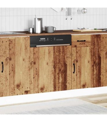 vidaXL Dishwasher Panel Kalmar Old Wood 60x1.5x57 cm Engineered Wood — Model: 1x dishwasher panel 60 cm wide 57 cm high