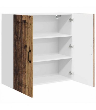 vidaXL Dishwasher Panel Kalmar Old Wood 80 x 31 x 80 cm — Model: 1x wall cabinet (2 doors) 80 cm wide 80 cm high