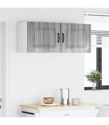 vidaXL Dishwasher Panel Kalmar 2 pcs Grey Sonoma 50 x 31 x 40 cm — Model: 2x wall cabinet (1 door) 50 cm wide 40 cm high