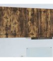 vidaXL Dishwasher Panel Kalmar Smoked Oak 80 x 31 x 80 cm — Model: 1x wall cabinet (2 doors) 80 cm wide 80 cm high