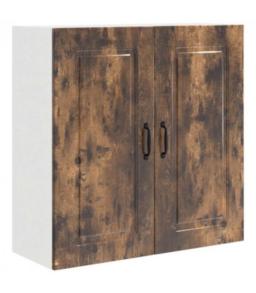 vidaXL Dishwasher Panel Kalmar Smoked Oak 80 x 31 x 80 cm — Model: 1x wall cabinet (2 doors) 80 cm wide 80 cm high