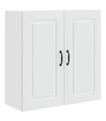 vidaXL Dishwasher Panel Kalmar White 80 x 31 x 80 cm Engineered Wood — Model: 1x wall cabinet (2 doors) 80 cm wide 80 cm high