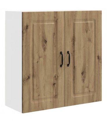 vidaXL Dishwasher Panel Kalmar Artisan Oak 80 x 31 x 80 cm — Model: 1x wall cabinet (2 doors) 80 cm wide 80 cm high
