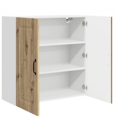 vidaXL Dishwasher Panel Kalmar Artisan Oak 80 x 31 x 80 cm — Model: 1x wall cabinet (2 doors) 80 cm wide 80 cm high