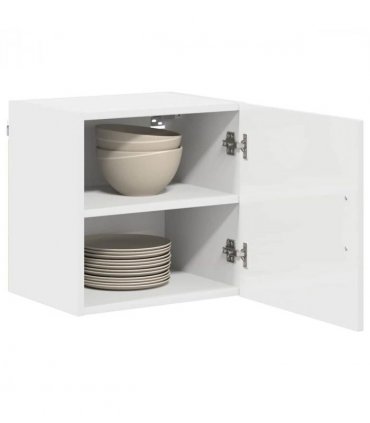 vidaXL Dishwasher Panel Kalmar 2 pcs High Gloss White 40 x 31 x 40 cm — Model: 2x wall cabinet (1 door) 40 cm wide 40 cm high