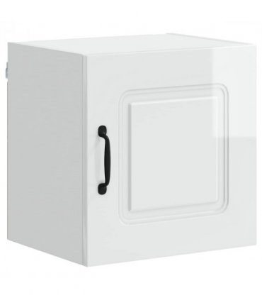 vidaXL Dishwasher Panel Kalmar 2 pcs High Gloss White 40 x 31 x 40 cm — Model: 2x wall cabinet (1 door) 40 cm wide 40 cm high