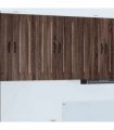 vidaXL Dishwasher Panel Kalmar Brown Oak 60 x 31 x 80 cm — Model: 1x wall cabinet (2 doors) 60 cm wide 80 cm high